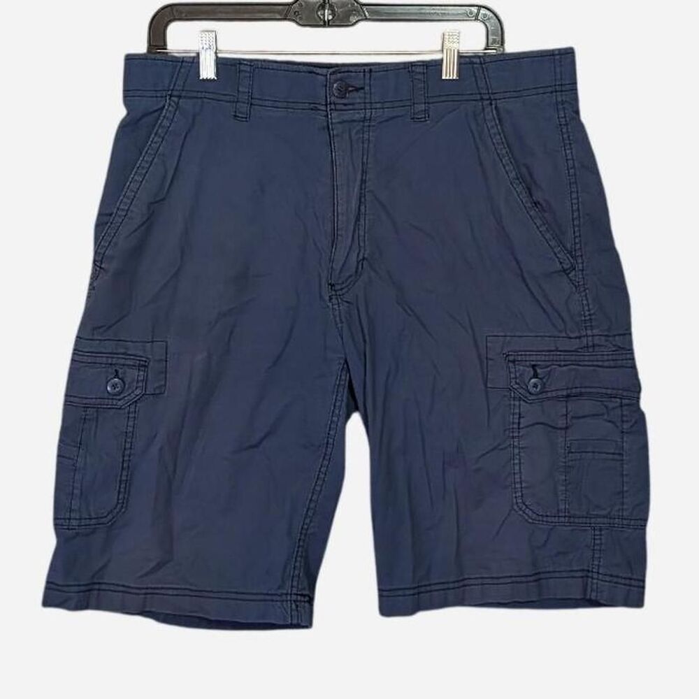 Wearfirst Navy Blue Cargo Utility Shorts with 36" waist